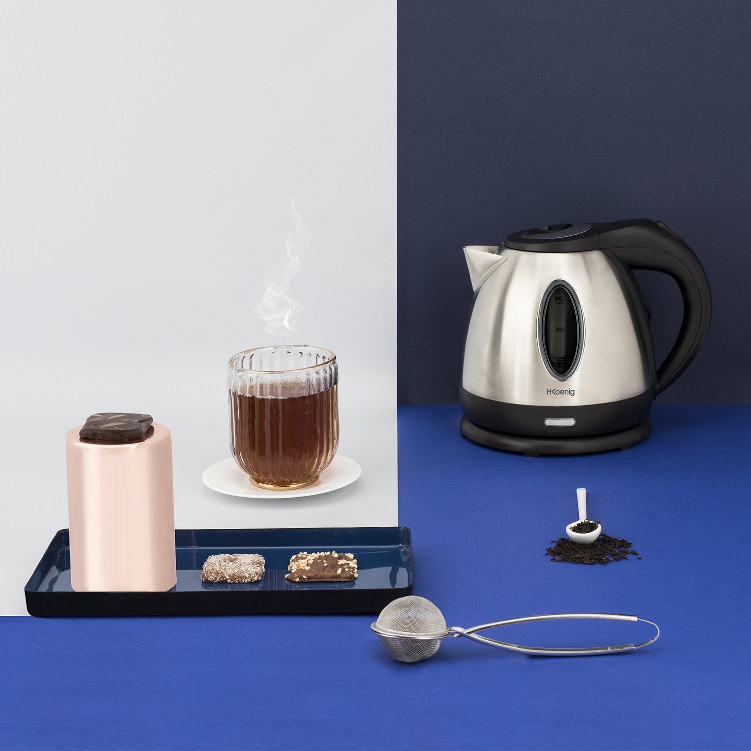 H.KoeNIG BO12 Bouilloire electrique - Inox - 5