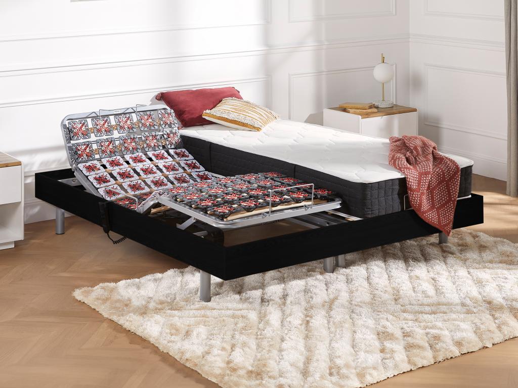 Lit Lectrique De Relaxation Tout Plots Matelas Ressorts Ensach S Et M Moire Forme X X