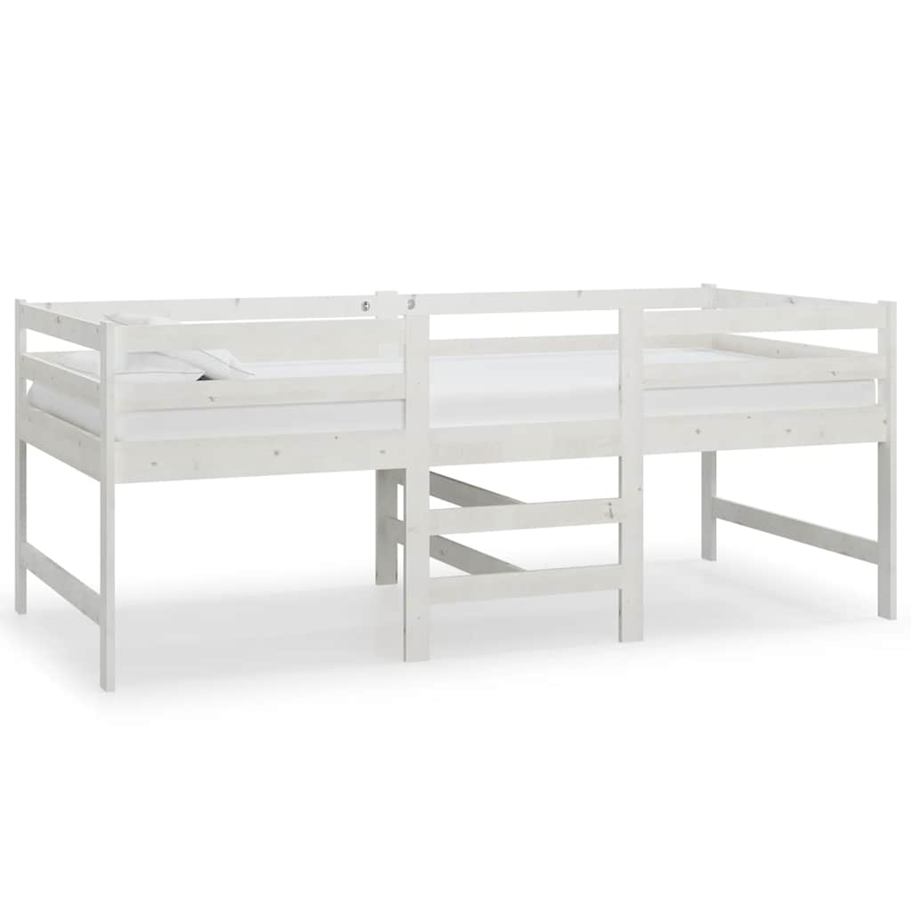 Łóżko Drewniane Rama Łóżka Sofa Biała Do Sypialni Pokoju 90x200 cm