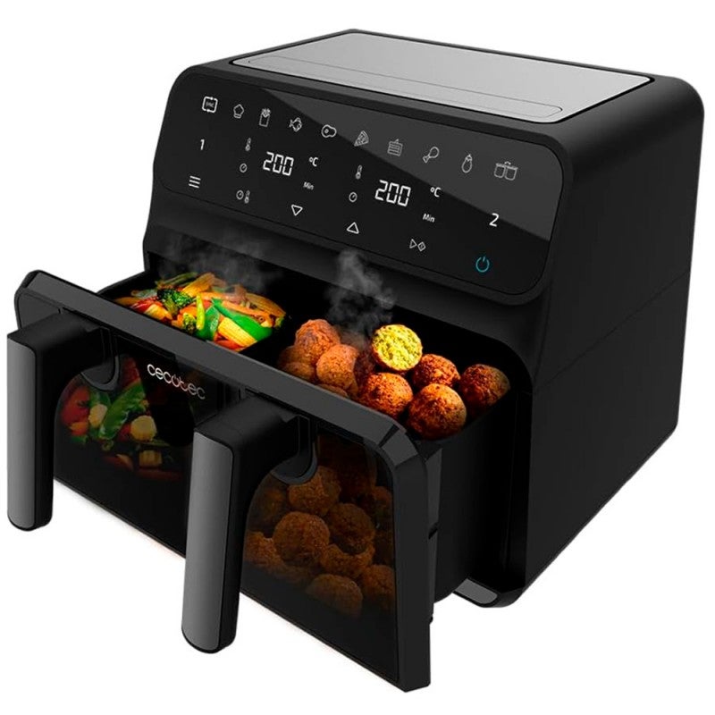 Cecotec 04986 friteuse Unique 9 L Autonome 2850 W Friteuse d’air chaud Noir - 2