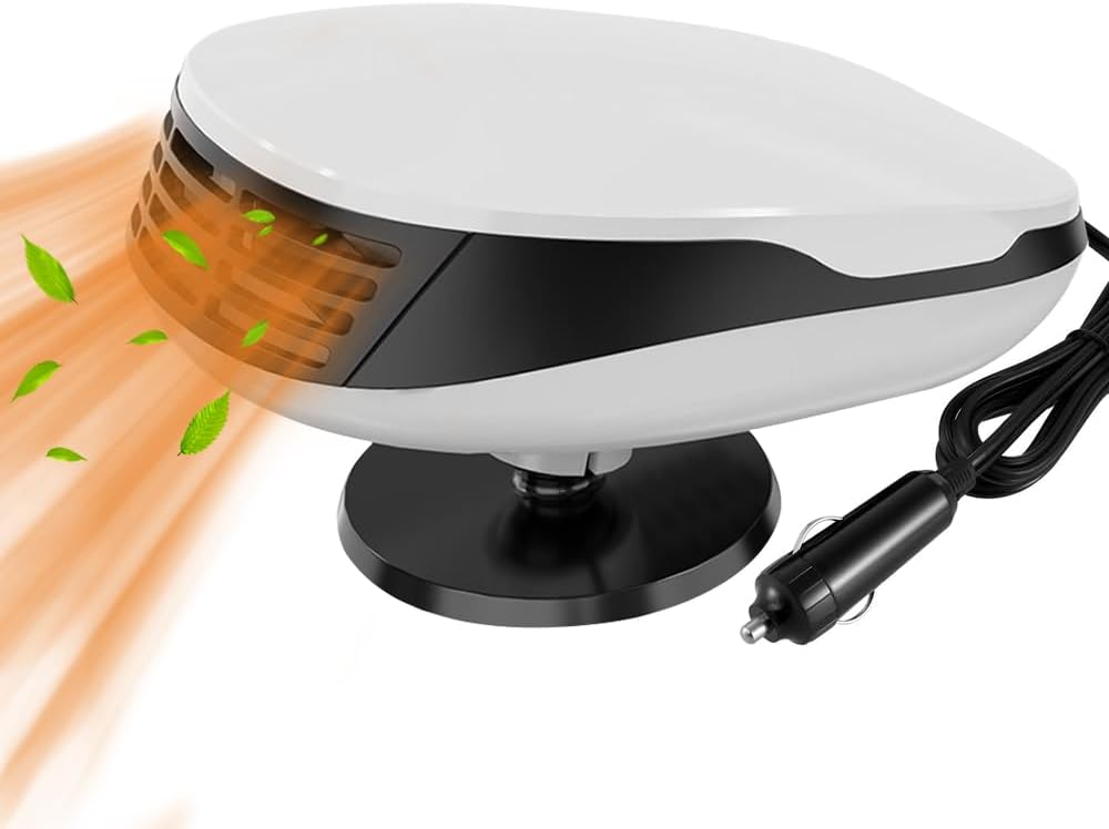 Ogrzewacz samochodowy z funkcją odmrażania, wentylator samochodowy 12 V 120 W, wentylator chłodzący do ogrzewania samochodowego 2 w 1