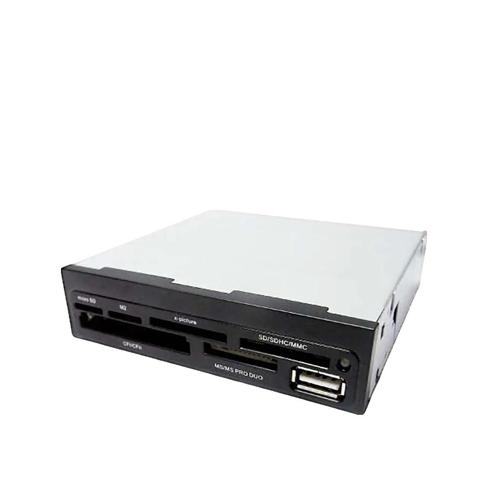 Lector de tarjetas CoolBox CR-400 V2 interno negro USB 2.0 3.5" compatible multiformato - Imagen 3