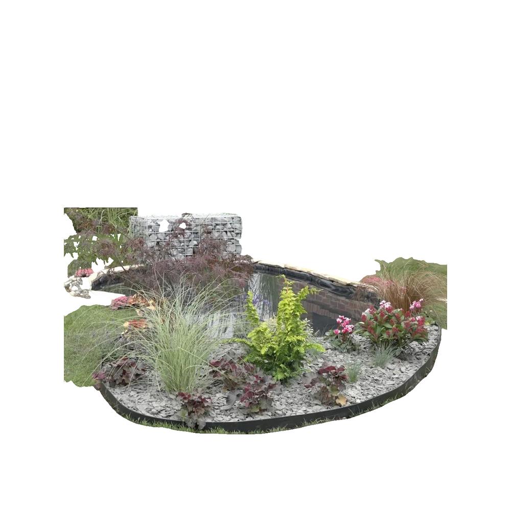 Obramowanie ogrodowe nature wielofunkcyjne czarne 14 cm x 15 m