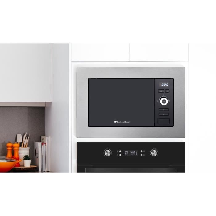 Micro-ondes encastrable Continental Edison MO20IXEG 20L inox avec grill - 5