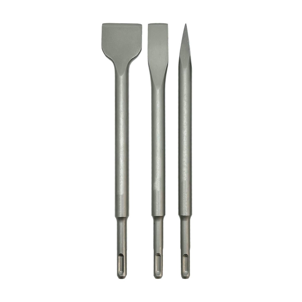 Jeu De 2 Burins SDS Plus Professionnels – Pour Carrelage, Béton, Maçonnerie | 23 Cm & 22 Cm | Compatible Mandrin SDS-Plus