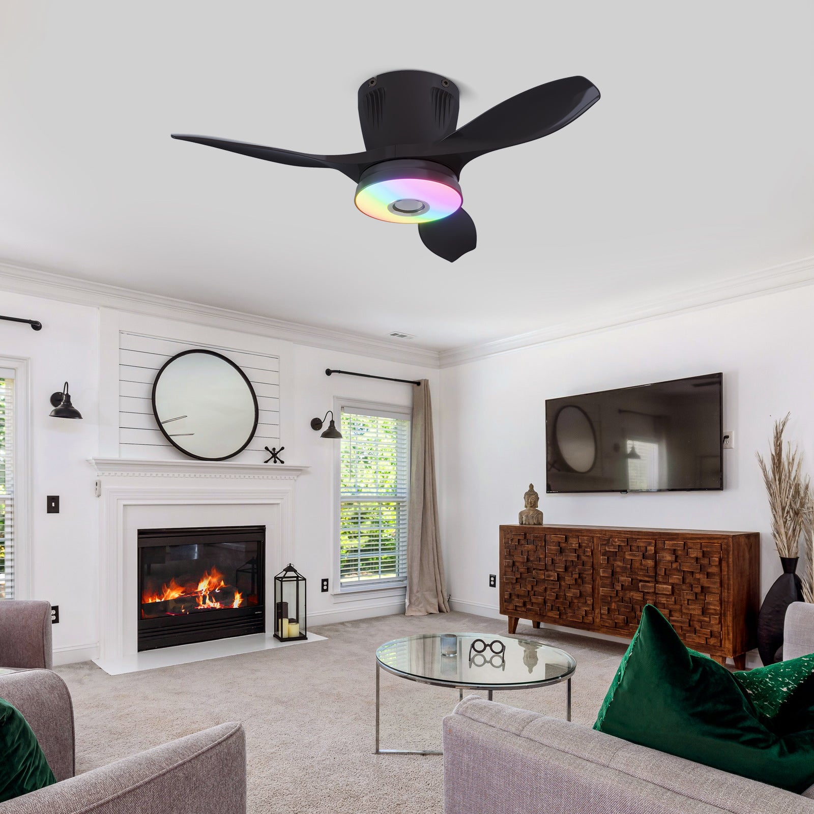 Lampadario Con Pale - Ventilatori Da Soffitto Con Lampada