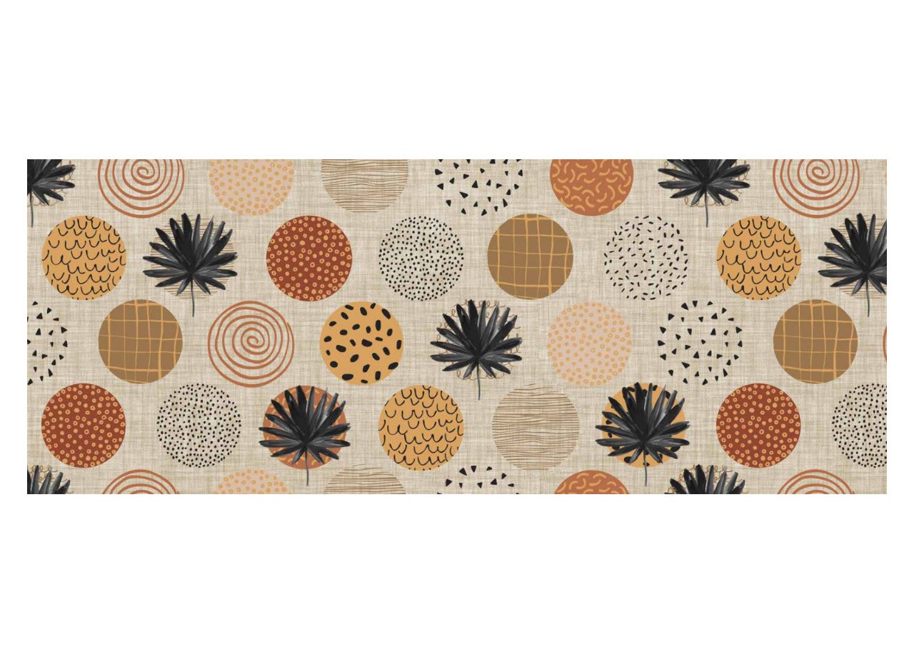 CapitanCasa Tappeto Passatoia Farfalle 50x115 Cm – Antiscivolo E Antisfilo, Stampa Digitale Su Cotone, Made In Italy