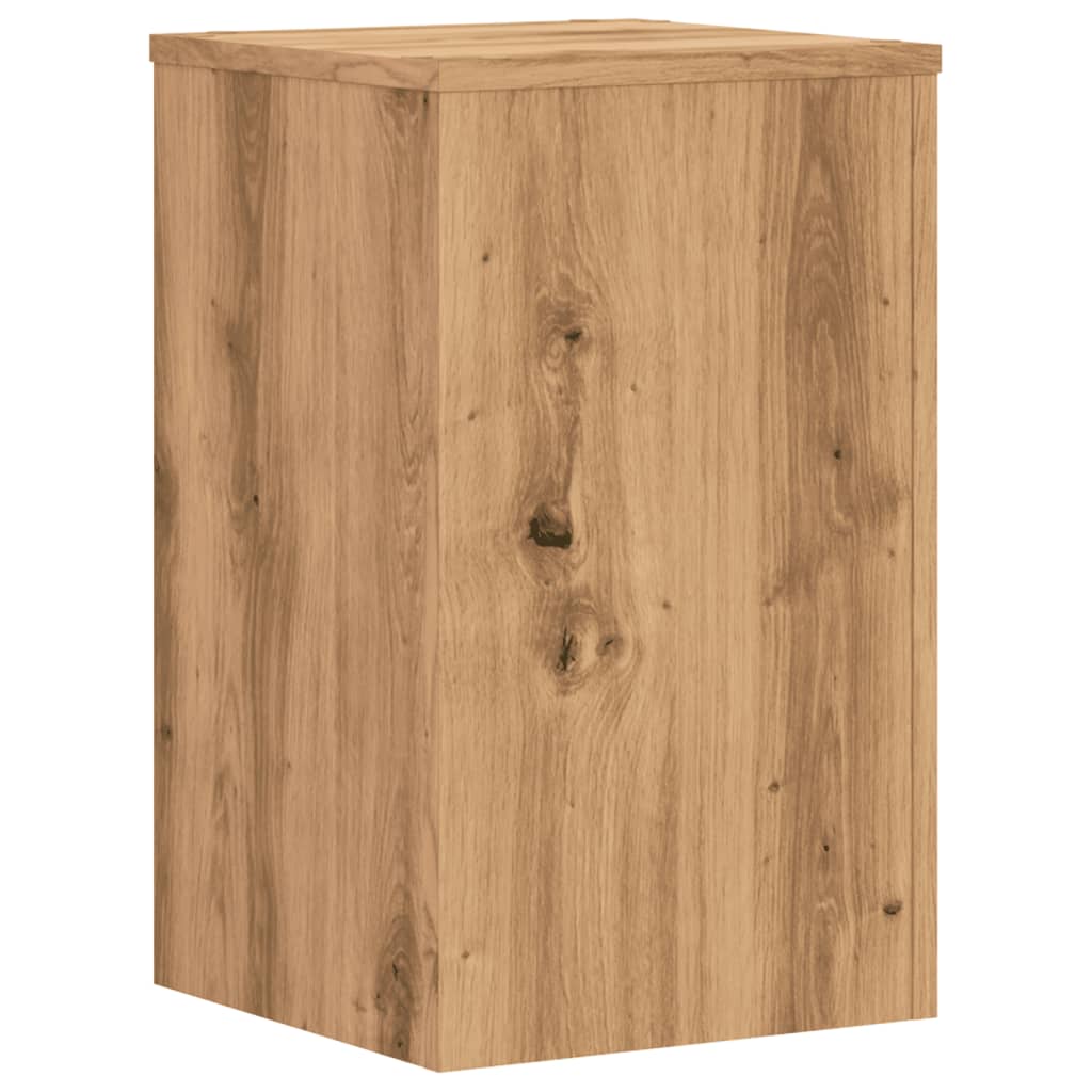 Maison Exclusive - Supports pour plantes 2 pcs chêne artisanal bois ingénierie - 4