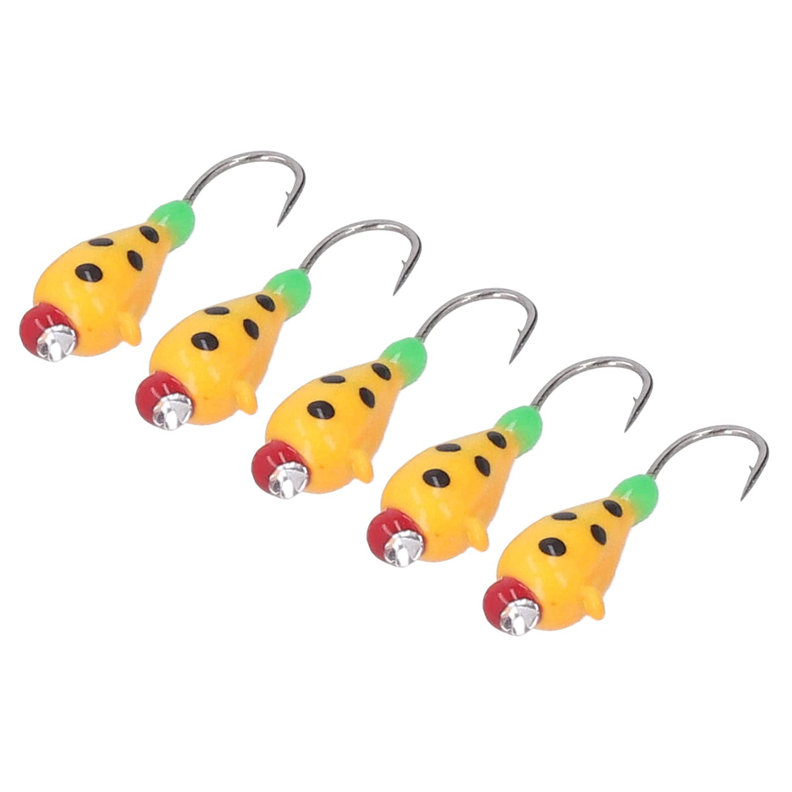 Lot De 5 Tubes En Forme D'Anguille Avec Hameçons Barbelés - Leurres De Pêche Shaddock Fishing