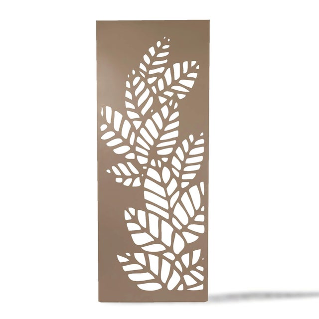 Panneau fixe décoratif Athea en acier gris 150x60 cm