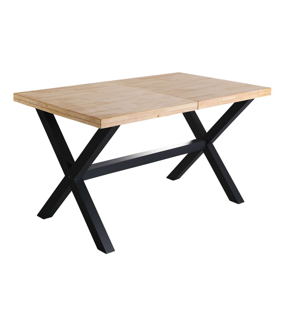 Adec Mesa Salón Extensible X-Loft Diseño Moderno Y Funcional Negro/Negra , Leroy Merlin