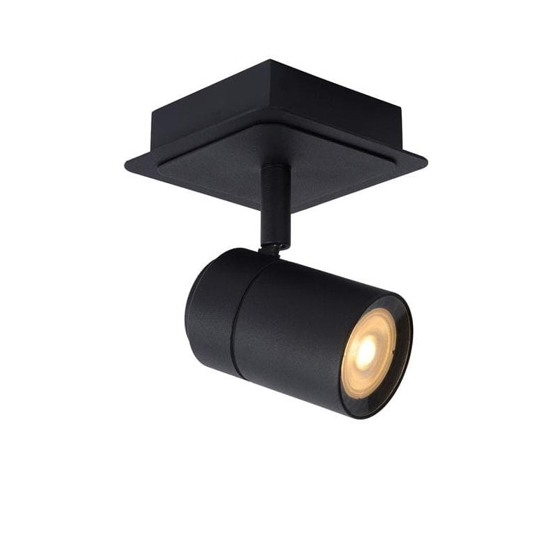 Kinkiet LENNART czarny 1xGU10x5W metal wym:15x12x11cm IP44 Lucide