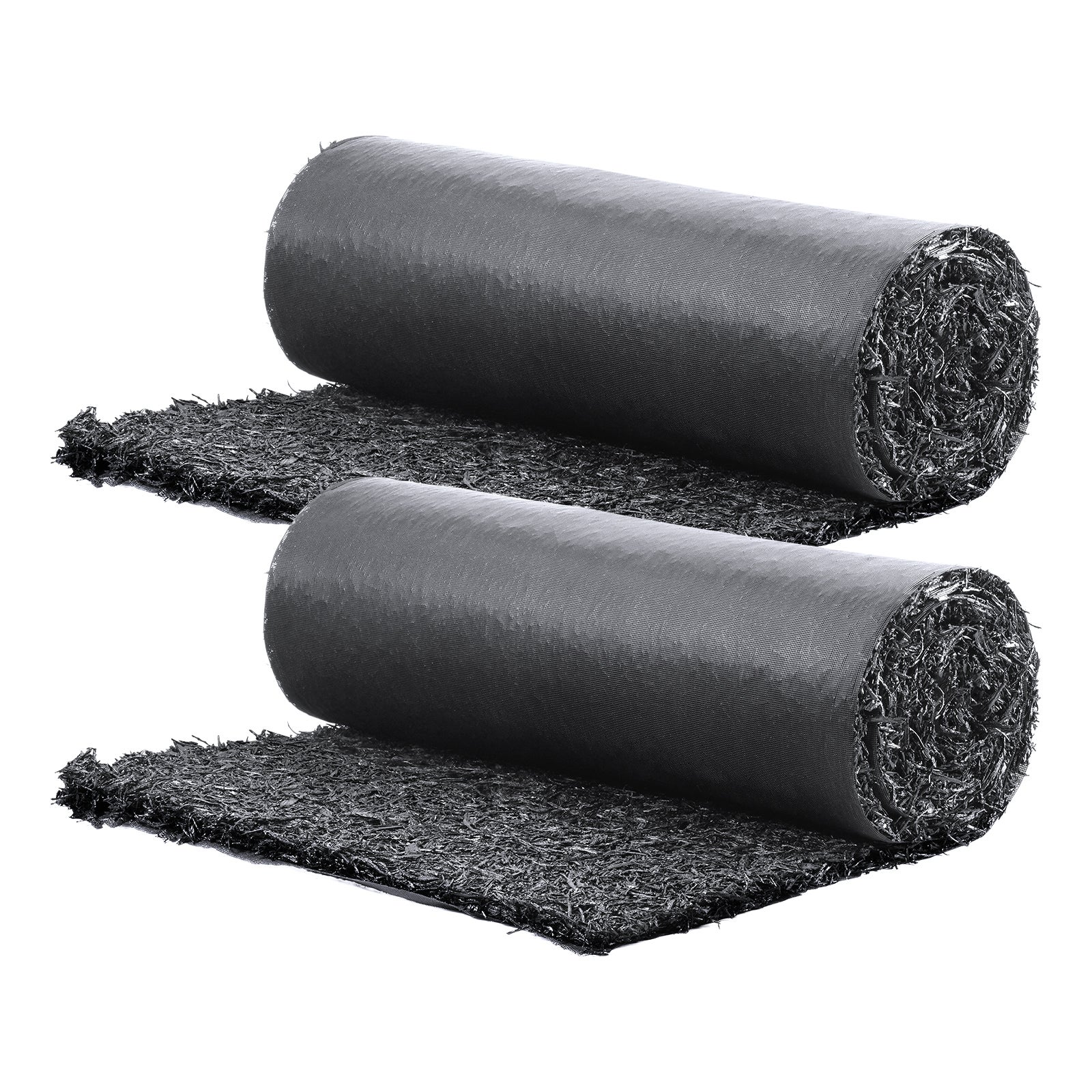 VEVOR Rollo mantillo caucho 2,44x0,56 m, lote 2 esteras naturales anti ...