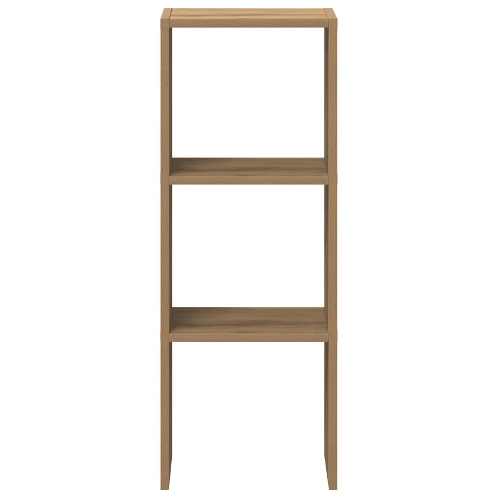Bibliothèque pour Séjour en Bois Marron H. 80 x l. 30 x P. 30 cm - 4