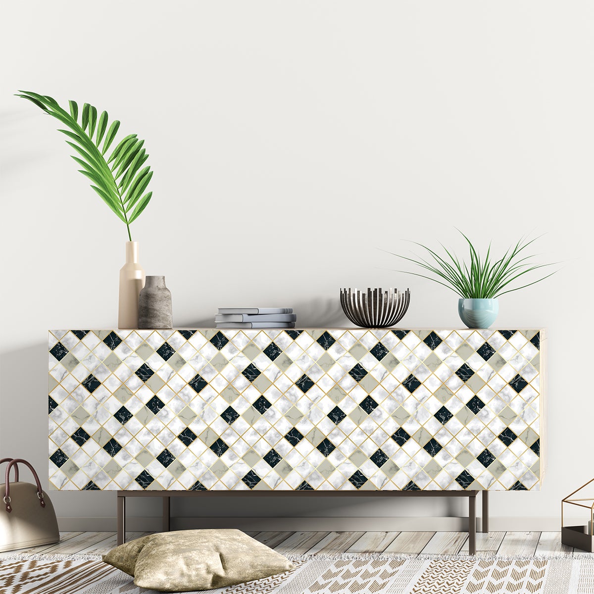 Adesivo scandinavo per mobili alperen - Sticker adesivo - adesivi murali - 40x60cm - 3