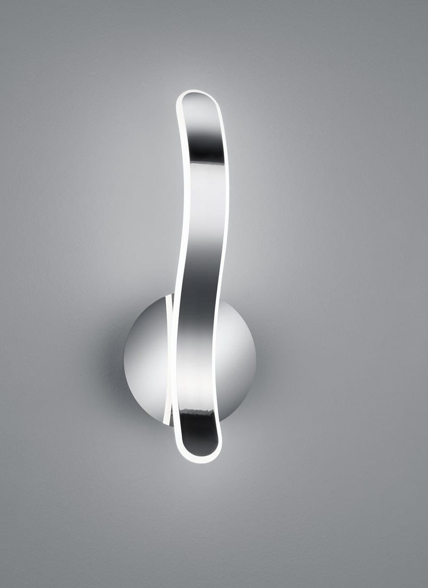 Kinkiet ścienny Parma chromowany biały LED 11W 4000K 1400lm wym: 39 x 15 x 9,5 cm akryl IP20 RL