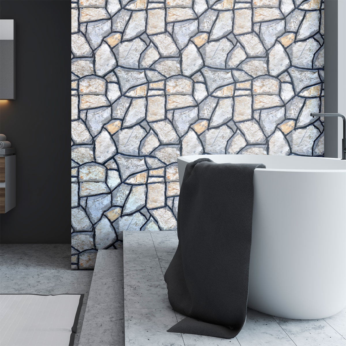 Adesivi materiale Pietre di Sofia - Sticker adesivo - adesivi murali - 30x30cm - 3