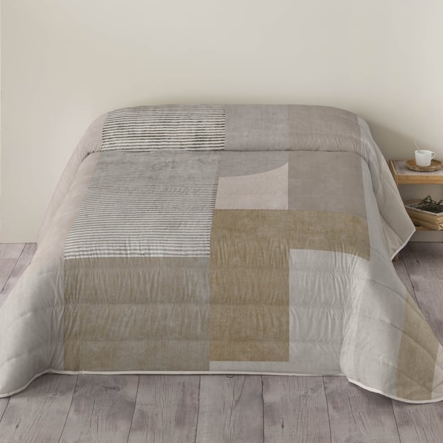 Naturals Home - Couette imprimée - Garnissage ultra confortable et extra doux - 300 g/m² toucher plume - Lit 180 (180x200) - Agnes