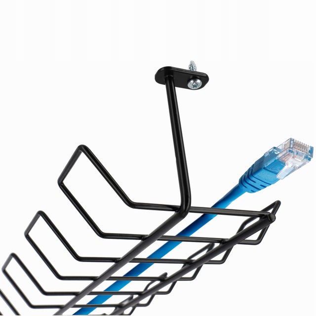 MASKOWNICA DO KABLI ORGANIZER NA KABLE KABLOWA POD BLAT BIURKO CZARNA 72cm