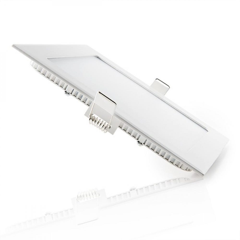 Ledkia Pannello Downlight LED 20W Quadrato SuperSlim Foro 215x215mm 3000k Bianco Caldo 85151423 Ledkia Pannello Downlight LED 20W Quadrato SuperSlim Foro 215x215mm 3000k Bianco Caldo 85151423