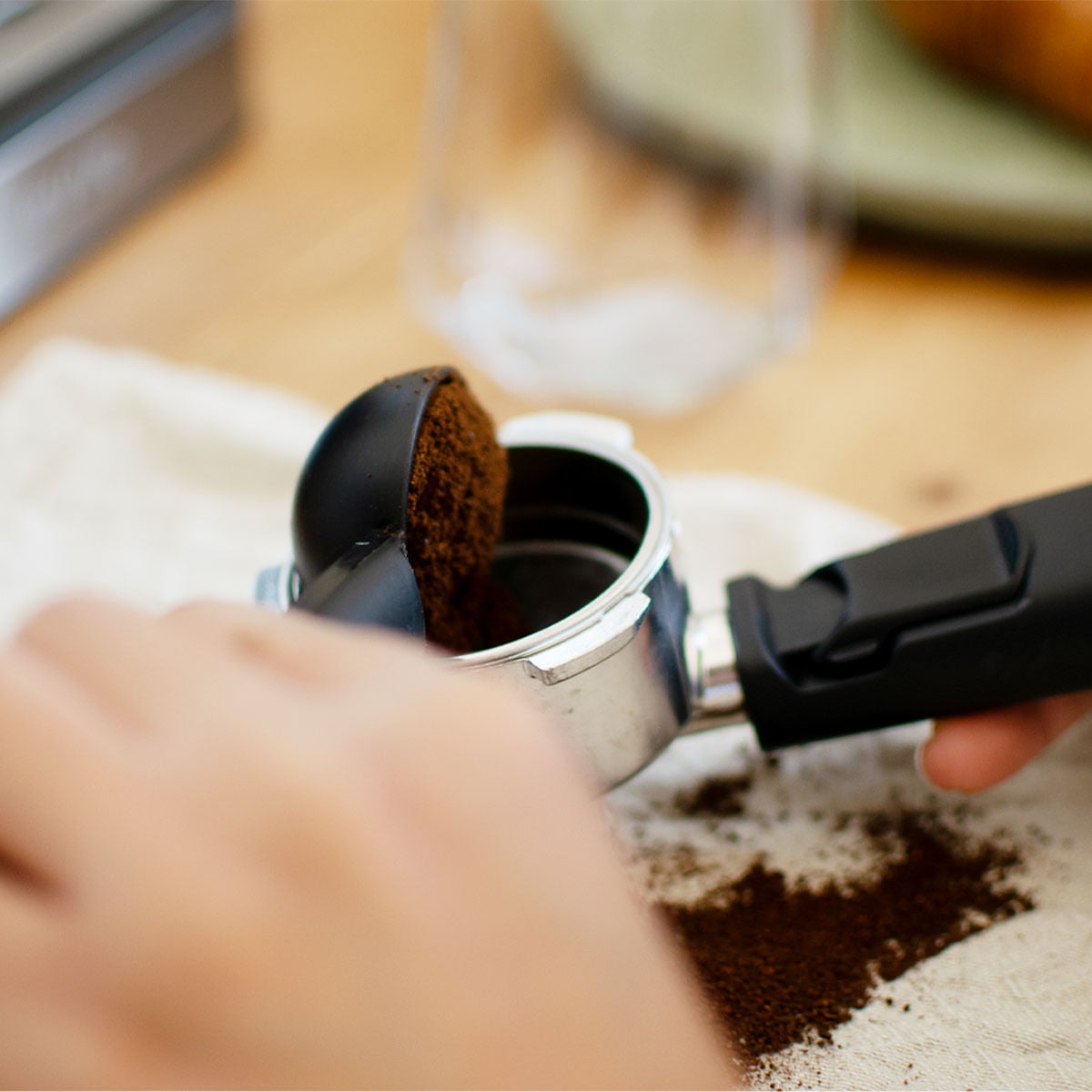 EVVO Cafetera Express Intensa 10, 20 bares, 1350W, Doble salida, Depósito 1,5 l - 5