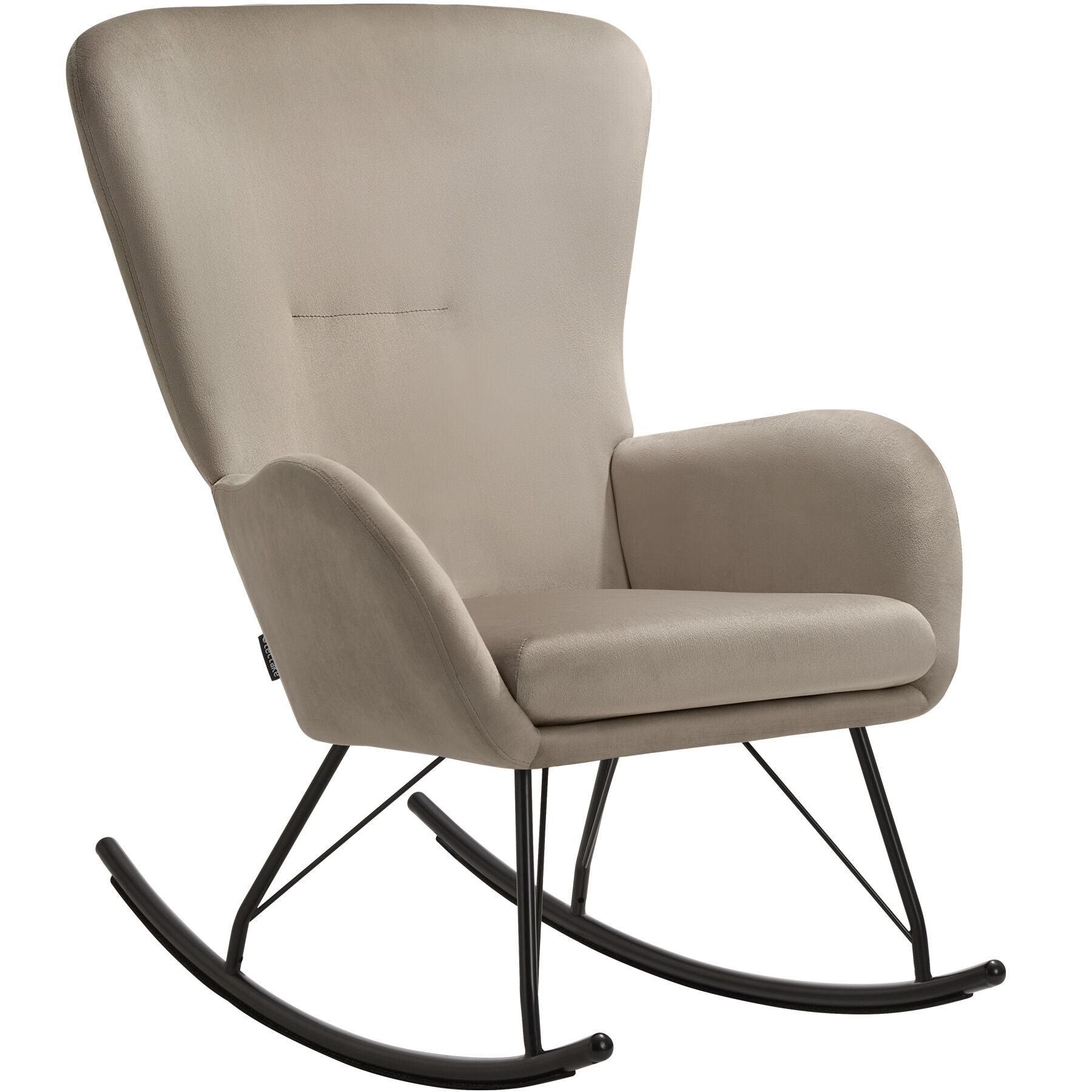 Set 2 Cuscini Extra Large Per Sedia A Dondolo – Schienale Alto E Seduta Imbottita, 63x50 Cm