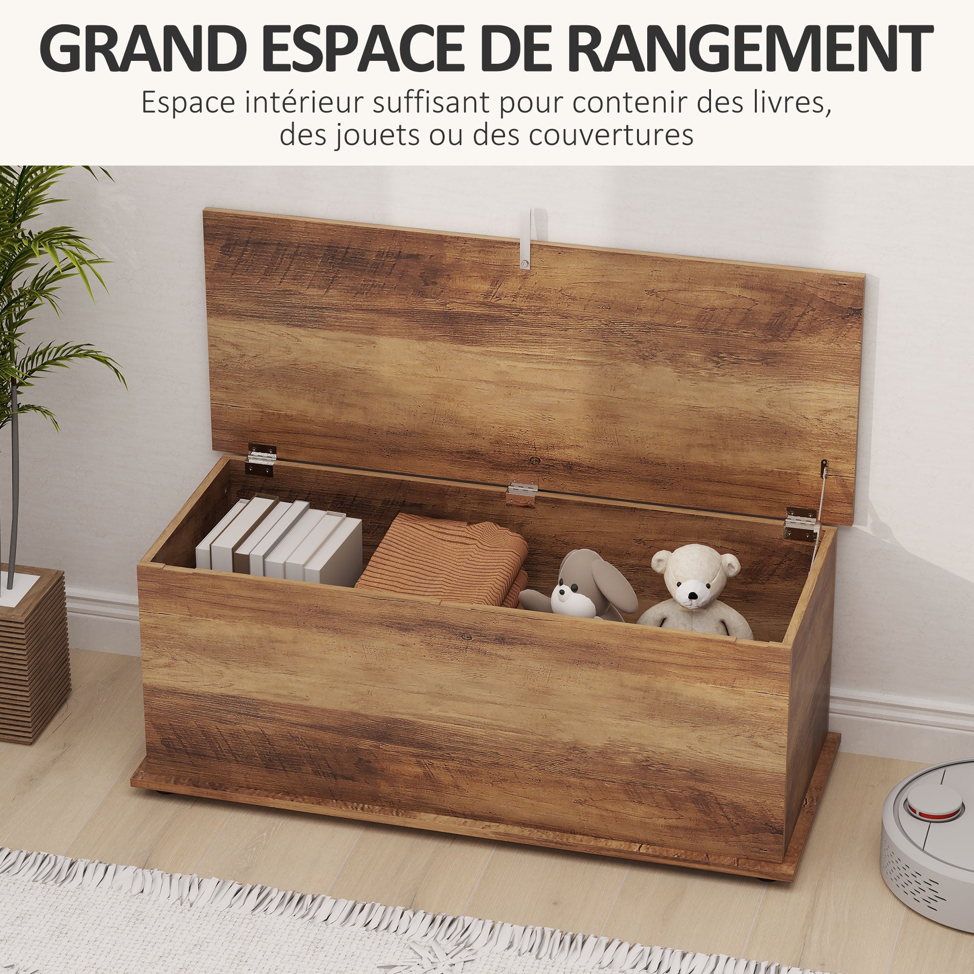 Coffre de rangement Panneaux de particules HOMCOM - 4