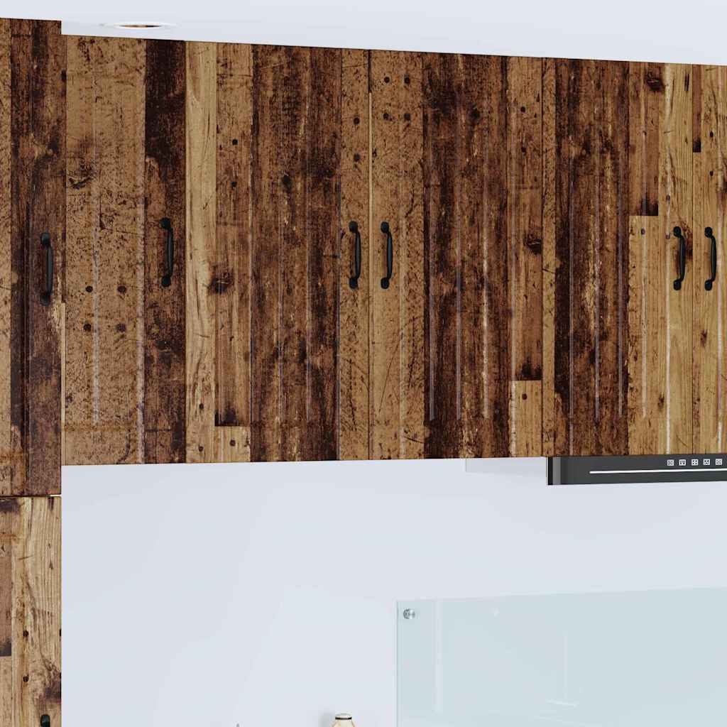 Armario de cocina mural | mueble de cocina madera vieja 80 x 31 x 80 cm