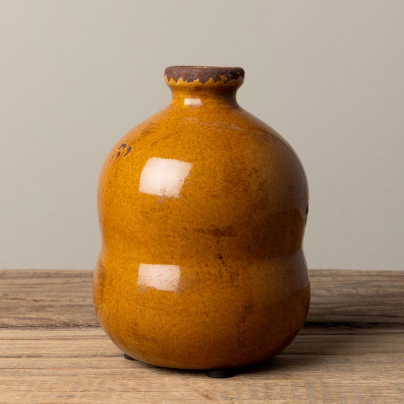 Vase En Céramique Bulles Vert D'eau - 13x9 Cm, CHEHOMA, Neuf