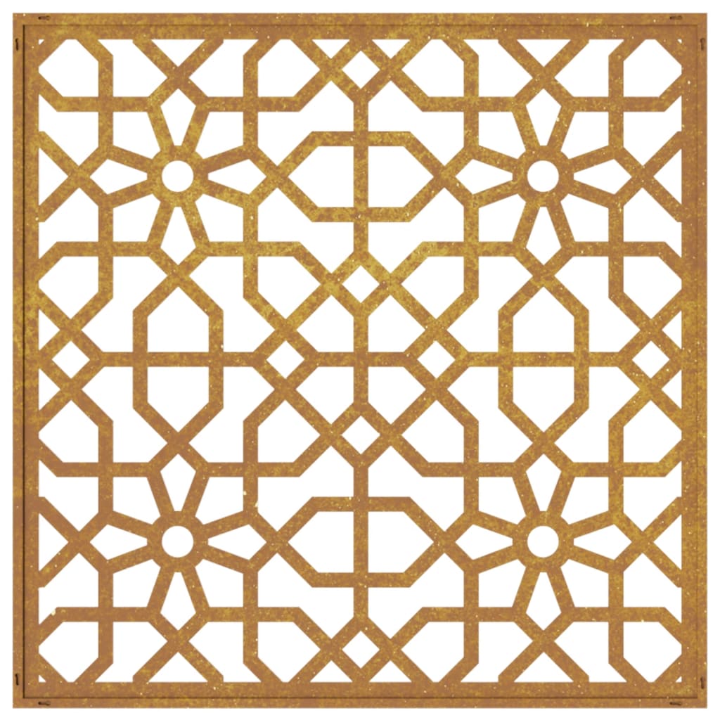 Maison Exclusive - Décoration murale jardin 55x55 cm acier corten design mauresque - 5