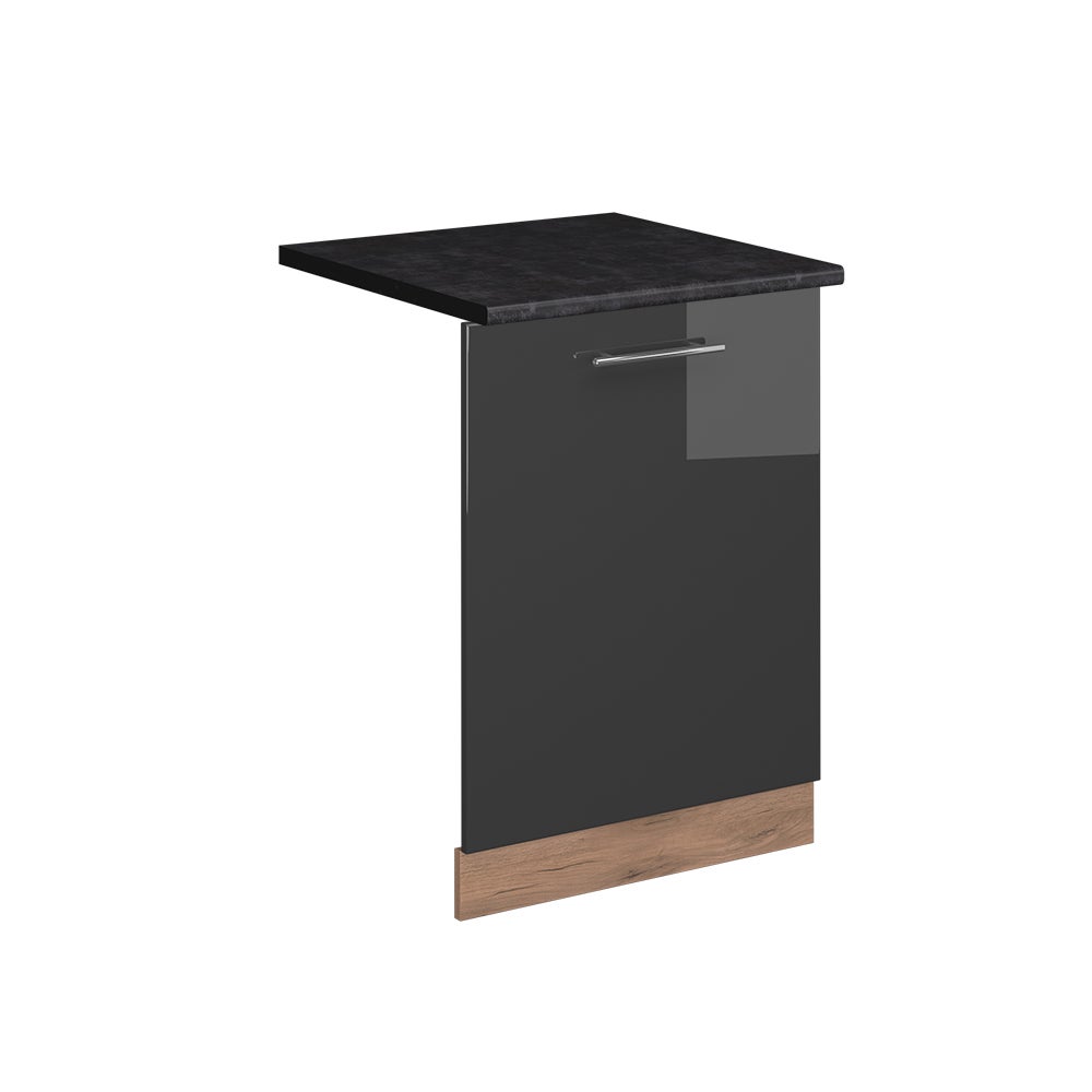 Vicco Panel przedni zmywarki Fame-Line, Antracyt wysoki połysk, 60 cm , BP Antracyt
