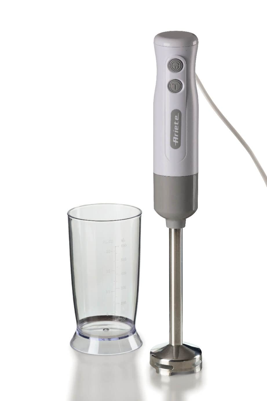 Frullatore a immersione, due velocità, MasterChef, in acciaio Inox