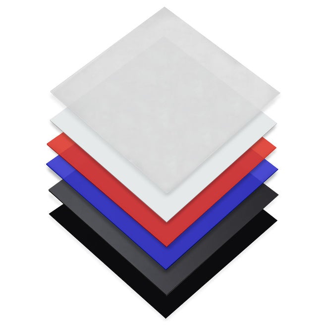 Plaques Polystyrène ABS 0.5mm - 170x250mm - Lot De 15 Pour Modélisme Et DIY