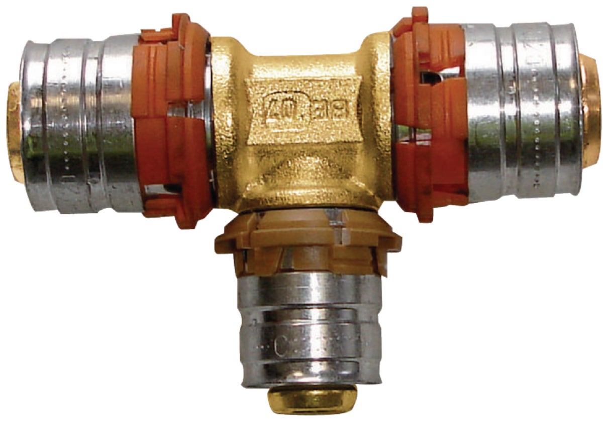Uponor - Té réduit inox à sertir S-Press multicouche MFF - 50x32x50 ...