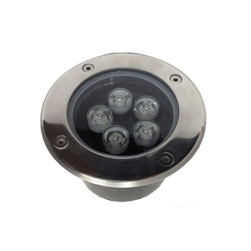 Spot LED Extérieur Encastrable IP65 220V Sol 5W 80° Ø130 - Blanc Froid 6000K - 8000K - SILAMP - 3