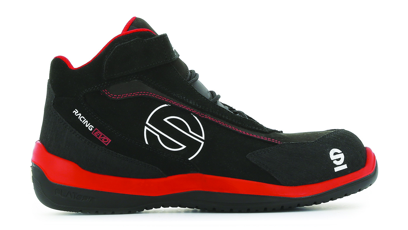 Chaussures de sécurité Racing Evo S3 SRC ESD Noir et rouge - Sparco - Taille 39 - 4