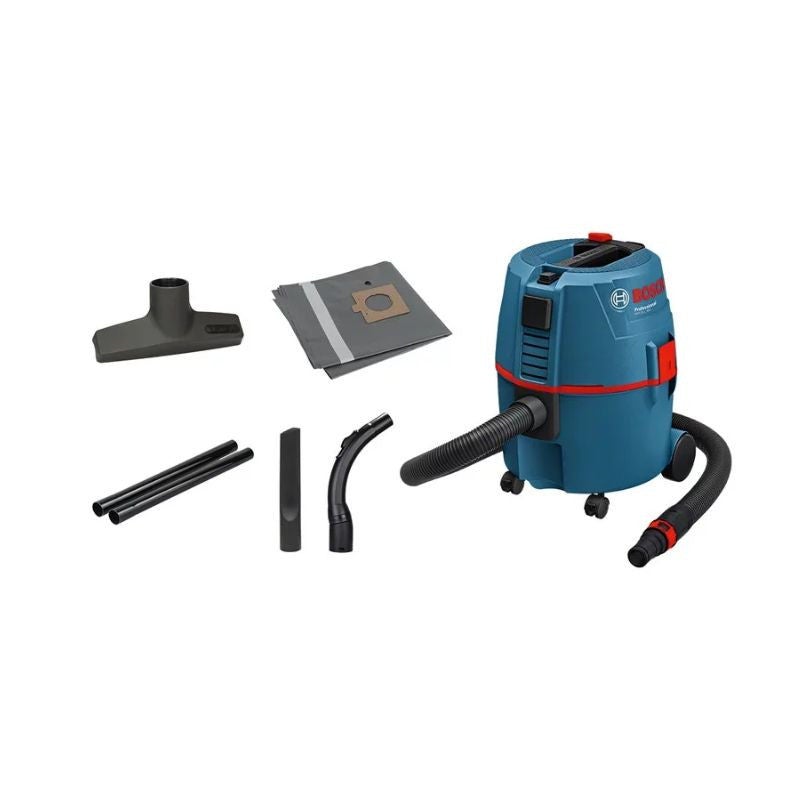 20 Bolsas Para Aspiradora Bosch Serie Gas 15/20 - 3 Capas, Fieltro, Compatible Con Gas 20L SFC, 2605411229