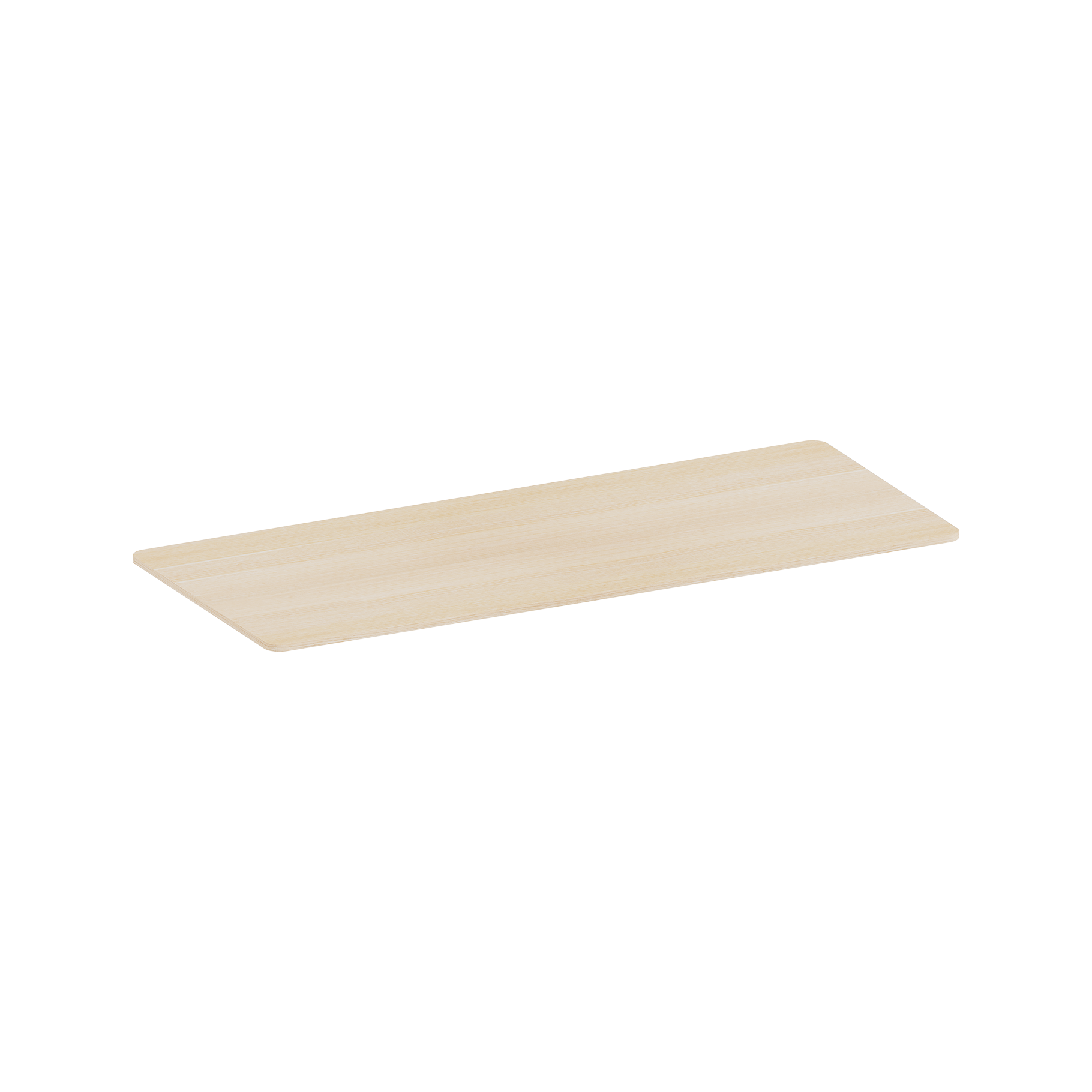 Kimex International Tablero Para Escritorio Con Bordes Redondeados 180 X 75 Cm, Madera Natural , Leroy Merlin