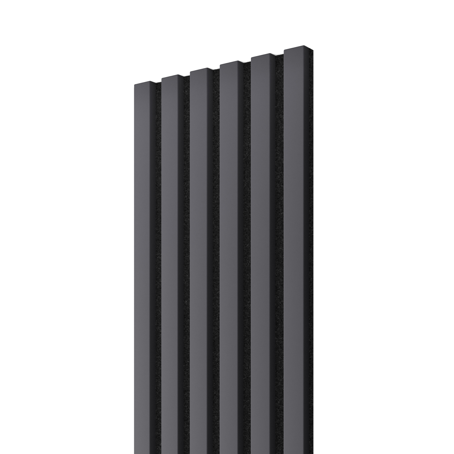 Lamele na czarnym filcu LAMELE3D - Grafit