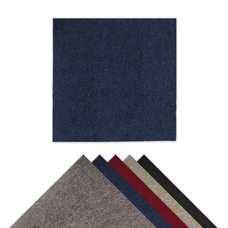 Arquiservi - Moqueta en loseta Báltica Azul Índigo 50x50 (5M2) | Antiestática, insonorizante y apta para oficinas y hogar - 7