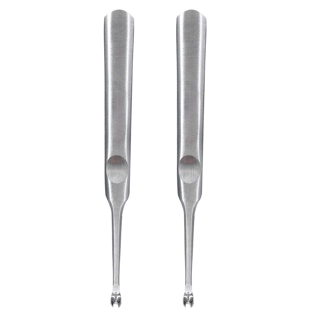 Narzędzie do cięcia skóry ze stali nierdzewnej do rowkowania krawędzi do majsterkowania, typ UV, 2 sztuki (duże w kształcie