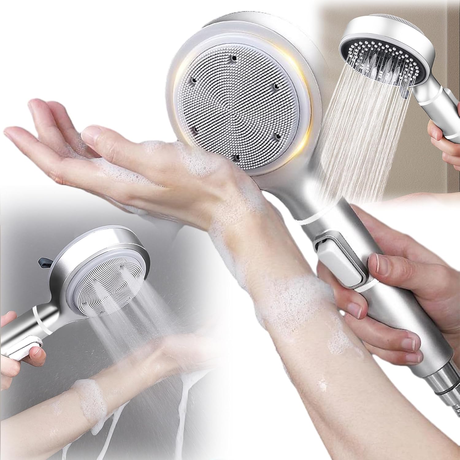 HELIWER : Pommeau de douche écologique à pression anti-calcaire