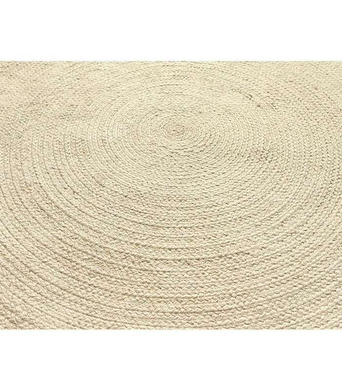 Hamid - Alfombra Nansa Interior/Exterior Crema Redonda 120x120 - 4