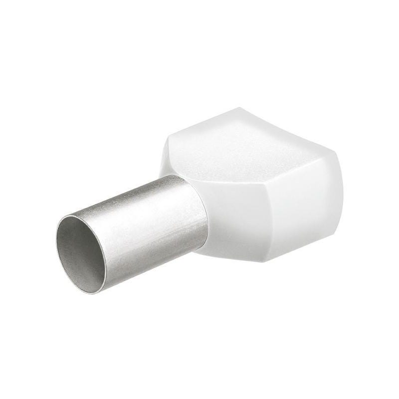 Knipex Terminali Gemellati Preisolati - 100 Pezzi, 2x4mm², Grigi Per Collegamenti Elettrici - Foto 3