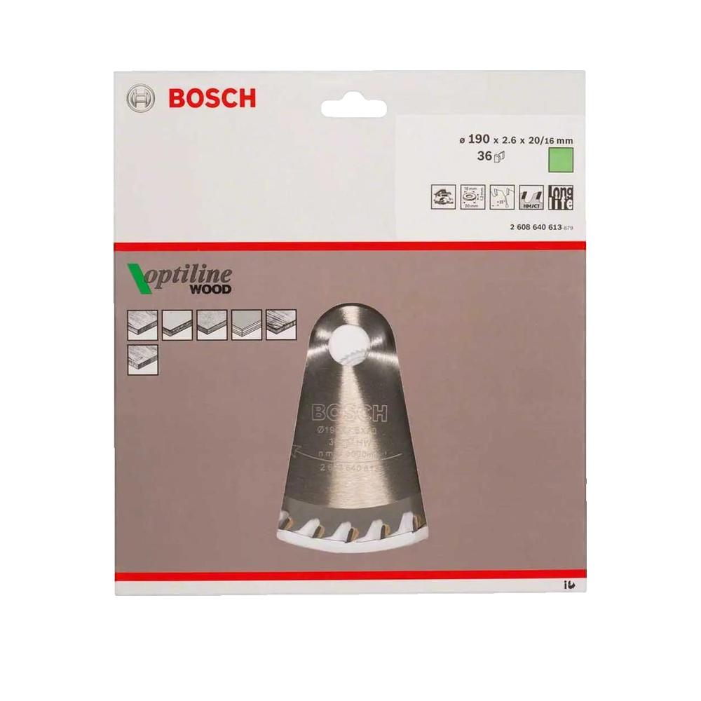 Tarcza do piły tarczowej Bosch 184 mm 36 zębów z węglików ATB - 2