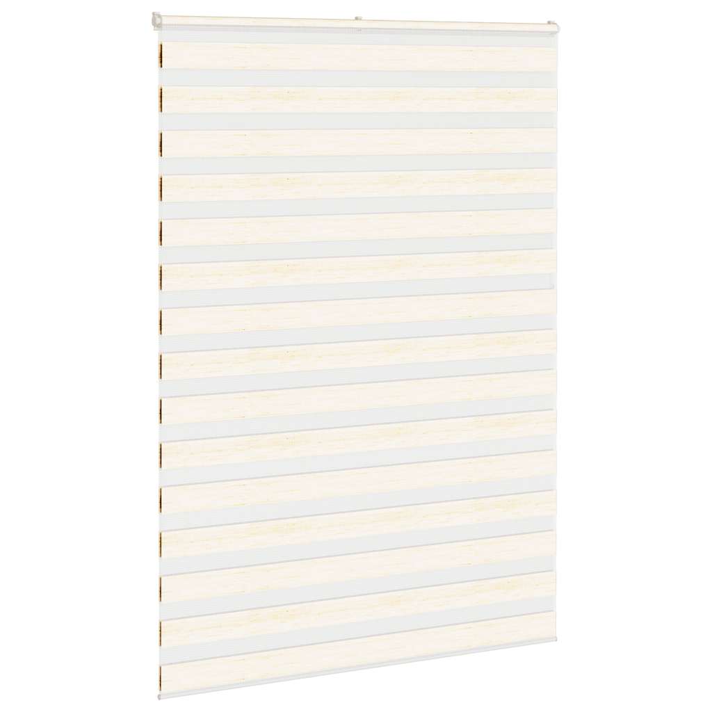 Estor cebra de tejido de poliéster beige mármol, 155,9 cm de ancho - 3