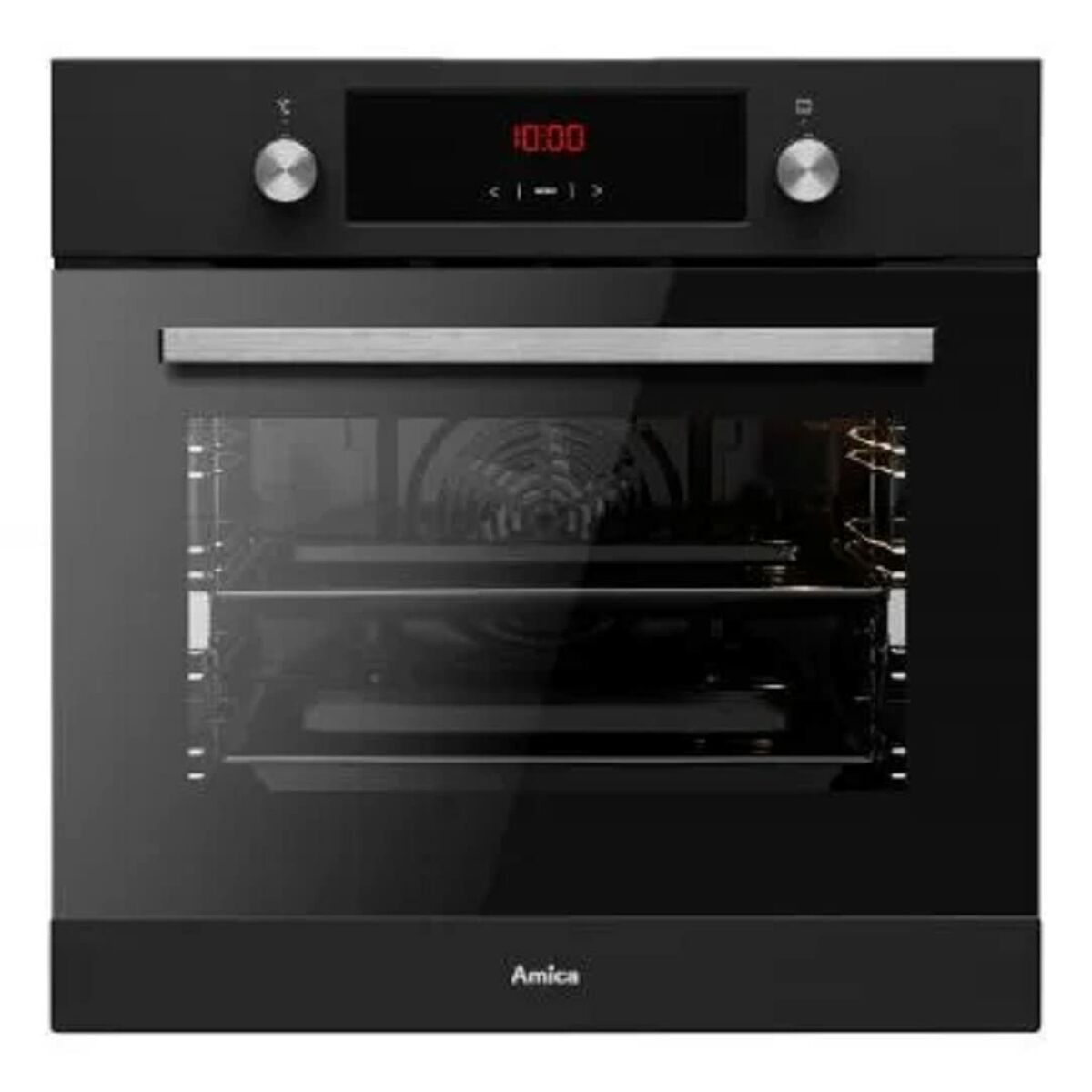Horno Multifunción Amica EB7541DB FINE 65L 60cm Limpieza Manual A con Grill Negro - Imagen 2