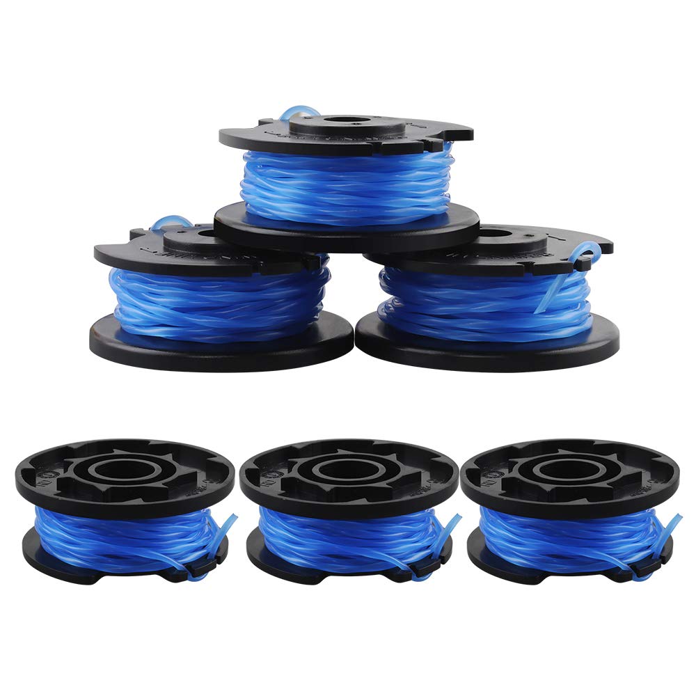6 sztuk zapasowych szpul do automatycznego kabla zasilającego One + AC14RL3A-18V 24V 40V Ryobi Szpule z żyłką do podkaszarki