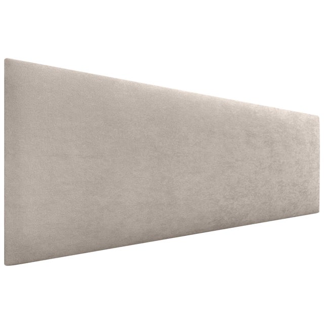 DHOME Cabeceira em Tecido AQUALINE Liso Cabeceira Estofada Cama de Luxo (Tecido Beige, 160cm (Camas 150/160)