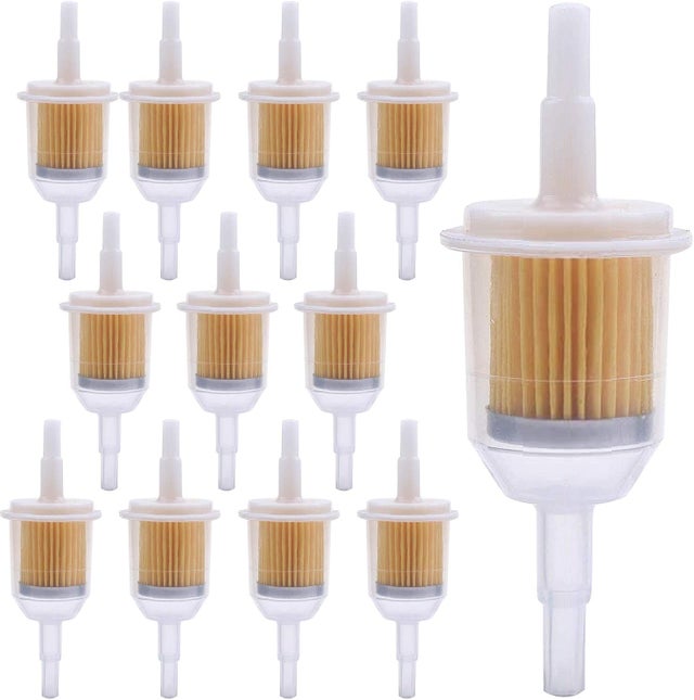 Lot De 10 Filtres à Essence Pour Machines De Jardin - Filtre à Carburant Débroussailleuse Tronçonneuse